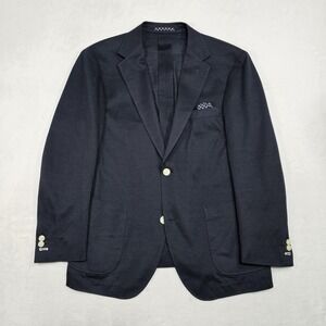 Cafe Soho Blazer Mens 40S Sport Coat Hopsack Unconstructed Waffle Sheer Vented